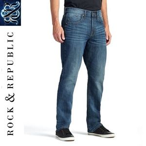 Rock & Republic Men's Straight Leg Bootcut Jeans